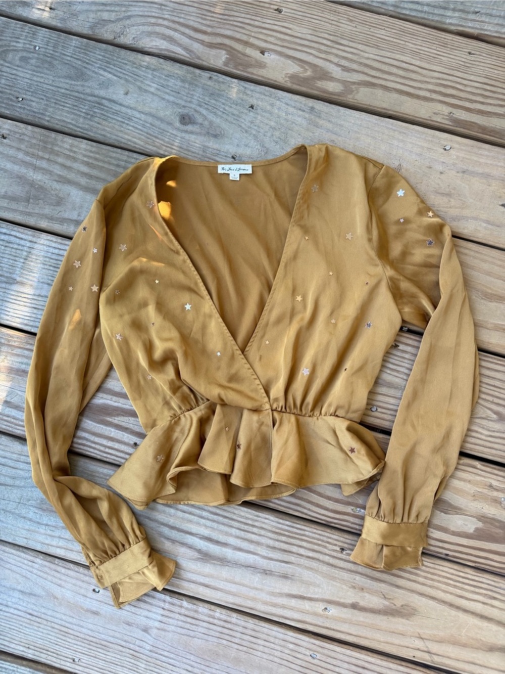 For Love & Lemons Twinkle Star Blouse Small